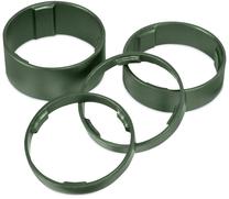 Dviračių atsarginė dalis RFR Spacer Set 10401, aliuminis, žalia sp.