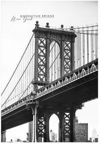 Fotomaal Manhattan Bridge, 50 cm x 70 cm