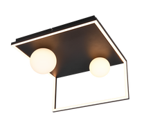 Valgusti lagi Trio Arola, LED, 2300 - 4000 °K, 1 x 22 W, valge v./must v. / must v.