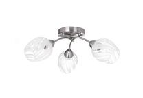 Lampa griesti 93213CR.3H.WT+CL, E27, 3 x 60 W, balta krās. / hroma krās.