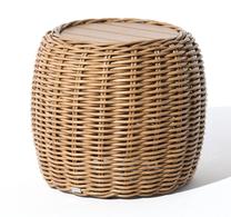 Lauko stalas Miloo Maje Natural, ruda sp., 60 cm x 60 cm x 50 cm