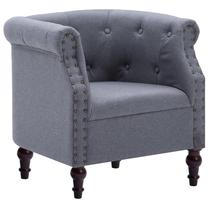 Krėslas VLX Fabric 247006, šviesiai pilka sp., 60 cm x 67 cm x 67 cm
