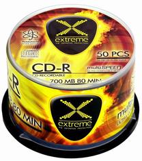 Ierakstāms kompaktdisks Extreme, 700 MB, 50gab.