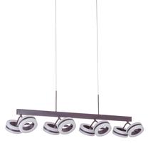 Valgusti rippuv Italux Metis AD16002-8A, LED, 3000 °K, 8, valge v. / pronks v.