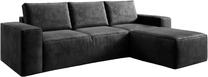 Kampinė sofa Silla Nube 6, tamsiai pilka sp., dešininė, 204 x 302 cm x 95 cm