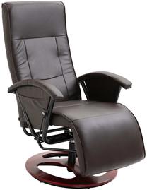 Krėslas VLX Swivel Armchair, ruda sp., 66 cm x 130 cm x 94 cm