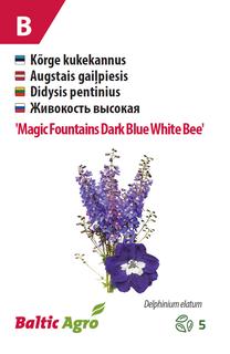 Seemned Baltic Agro kukekannus Dark Blue White Bee, 0.5 g