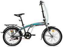 Velosipēds salokāms Bisan FX3500 NX3, 20 ", zila krās./pelēka krās.