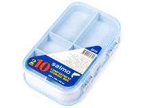 Makšķerēšanas kaste Salmo, caurspīdīga krās.