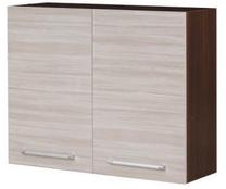Viršutinė virtuvinė spintelė Bodzio Loara, ruda sp./smėlio sp., 90 cm x 31 cm x 72 cm