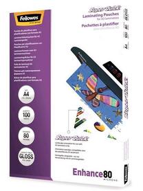 Laminavimo plėvelė Fellowes Laminating Pouches, 80 μm x 297 mm x 210 mm, 100 vnt.
