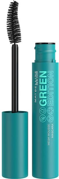 Blakstienų tušas Maybelline Green Edition, 9.5 ml, juoda sp. very black