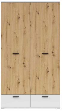 Spinta Homeland, balta sp./artisan oak sp., 56 cm x 119 cm x 215 cm