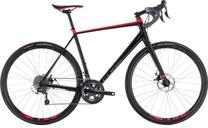 Velosipēds šosejas Cube, 28 ", 23" rāmis, melna krās./sarkana krās.