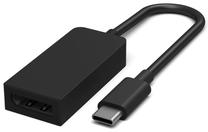 Vads Microsoft USB 2.0 C male, Display port female, 0.16 m, melna krās.