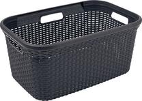 Veļas grozs Curver, 45 l, pelēka krās., 59 cm x 38 cm x 27 cm