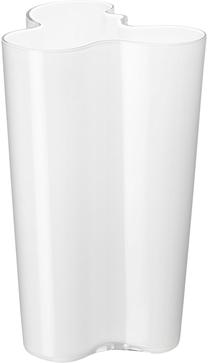 Vaza Iittala Alvar Aalto, 25.1 cm, balta sp.
