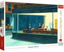 Dėlionė Trefl Art Collection Night Edward Hopper 10747, 48 cm x 68.3 cm, 1000 vnt., įvairių spalvų