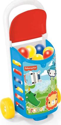 Набор шариков для бассейна Mattel Fisher Price 18144, ⌀ 6 см, 25 шт, многоцветный