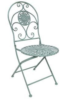 Lauko kėdė Home4you Salvia 40093, žalia sp., 52 cm x 42 cm x 94 cm
