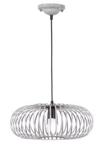 Šviestuvas kabinamas Trio Johann 306900161, E27, 1 x 60 W, pilka sp. / pilka sp.