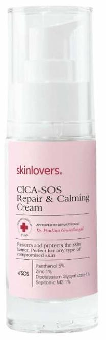Sejas krēms Skinlovers 4’SOS Cica, 30 ml
