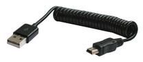 Vads Savio Mini USB B male, USB 2.0 A male, 1 m, melna krās.