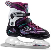 Slidas Fila Primo Ice Lady, balta krās./melna krās./violeta krās., 42.5