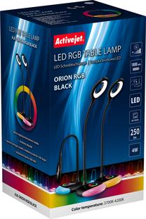 Laualamp ActiveJet Orion, LED, 4W, must v./must v.