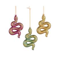 Елочное украшение Decoris Snake, многоцветный/(цвет/дизайн выбирается случайным образом), полистирол