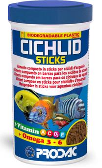 Maistas žuvims Prodac Cichlid Sticks CIC1200, 0.450 kg