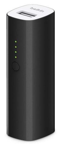 Lādētājs-akumulators (Power bank) Belkin, 2000 mAh, melna krās.