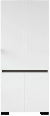 Spinta Kalune Design Floransa 90, antracito sp./balta sp., 52 cm x 90 cm x 210 cm