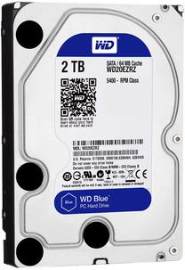 Kietasis diskas (HDD) Western Digital WD20EZRZ, sidabro sp./juoda sp. Prekė su pažeista pakuote.