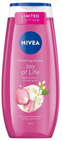 Ķermeņa mazgāšanās želeja Nivea Joy Of Life, 250 ml