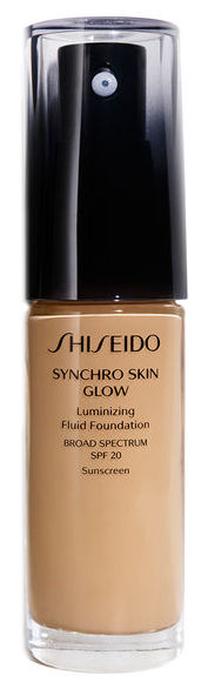 Skystas makiažo pagrindas Shiseido Synchro Skin Glow, SPF 20, g5 golden, 30 ml