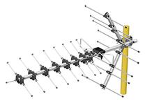 ТВ aнтенна Sencor SDA-610 DVB-T, 470 - 862 МГц, 12 дБ