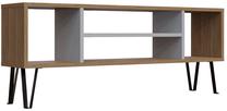 ТВ стол Kalune Design Garvin, дубовый цв./белый цв., 120 см x 25 см x 46.6 см