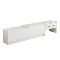 ТВ стол Kalune Design Nest, белый цв., 180 см x 30 см x 36 см