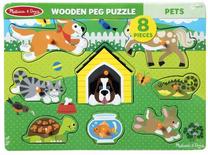 Обучающий деревянный пазл Melissa & Doug, 8 шт.