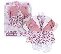 Одежда для кукол Artyk Doll Clothes Pink Dress, белый цв./розовый цв.