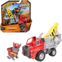 Žaislinė figūrėlė, su priedais Spin Master Paw Patrol Rubble & Crew, raudona sp./geltona sp.