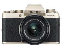 Sisteminis fotoaparatas Fujifilm X-T100 + XC 15-45mm/f3.5-5.6 OIS PZ, aukso sp.