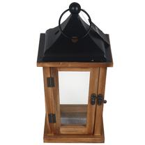 Žvakidė 4Living Porvoo, mediena/metalas, Ø 15.5 cm, 29 cm, ruda sp.