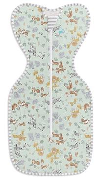 Plonas miegmaišis kūdikiui Love To Dream Swaddle UP, žalia sp., 62 cm