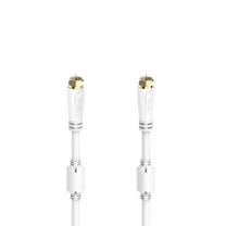 Kabelis Hama F Plug, F Plug, 3 m, balta krās.