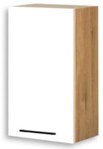 Viršutinė virtuvinė spintelė Bodzio Bellona KBE40GL, ąžuolo sp./balta sp., 40 cm x 31 cm x 72 cm