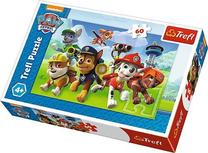Dėlionė Trefl Paw Patrol, Ready to action 17321, 33 cm x 22 cm, 60 vnt., įvairių spalvų