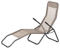 Lauko gultas 4Living Siesta 265497, pilka sp., 136 cm x 61 cm x 99 cm