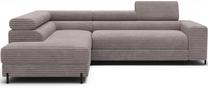 Kampinė sofa - lova Colesio, smėlio sp., kairinė, 200 x 274 cm x 93 cm